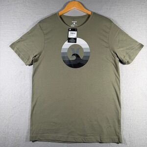 Hurley Mens Surf Sport SS Graphic Tee Iguana Green Size Medium HSP24VMT-08742